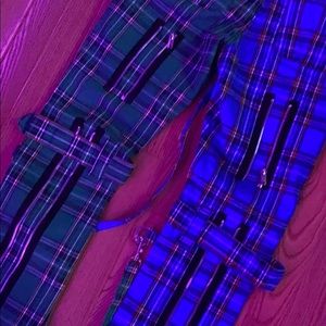 NEVER WORN Split leg pants with Straps, by Tripp